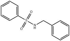 N-ベンジルベンゼンスルホンアミド 化学構造式