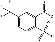 2-NITRO-4-(TRIFLUOROMETHYL)BENZENESULFONYL CHLORIDE Struktur