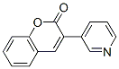 3-(3-ピリジル)クマリン 化学構造式