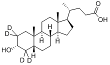 LITHOCHOLIC-2,2,4,4-D4 ACID Structure