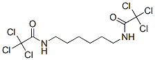 2,2,2-trichloro-N-[6-[(2,2,2-trichloroacetyl)amino]hexyl]acetamide Structure