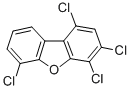 1,3,4,6-テトラクロロジベンゾフラン 化学構造式