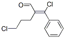 5-chloro-2-(chlorophenylmethylene)valeraldehyde Structure