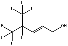 4,5,5,5-TETRAFLUORO-4-(TRIFLUOROMETHYL)PENT-2-EN-1-OL 结构式