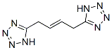 5,5'-(but-2-ene-1,4-diyl)bis-1H-tetrazole 结构式