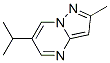 Pyrazolo[1,5-a]pyrimidine, 2-methyl-6-(1-methylethyl)- (9CI),83724-82-7,结构式