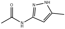 3-乙酰氨基-5-甲基吡唑 结构式