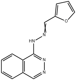 2-Furaldehyde (1-phthalazinyl)hydrazone Struktur