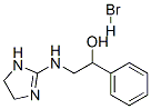 alpha-[[(4,5-dihydro-1H-imidazol-2-yl)amino]methyl]benzyl alcohol monohydrobromide Structure