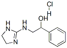 alpha-[[(4,5-dihydro-1H-imidazol-2-yl)amino]methyl]benzyl alcohol monohydrochloride  Struktur