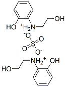 N-(2-羟基乙基)-O-氨基苯酚硫酸盐 结构式