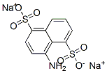 4-aminonaphthalene-1,5-disulphonic acid, sodium salt Struktur
