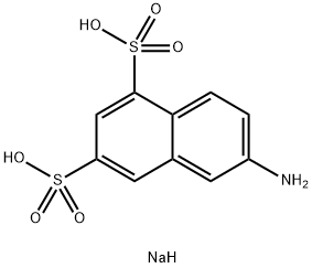 6-aminonaphthalene-1,3-disulphonic acid, sodium salt 结构式