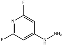 (2,6-二氟-吡啶-4-基)-肼 结构式