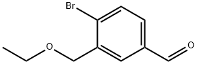4-BROMO-3-(ETHOXYMETHYL)BENZALDEHYDE Struktur