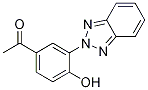 乙酮, 1-[3-(2H-苯并三氮唑-2-基)-4-羟基苯基]- 结构式