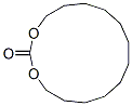 1,3-ジオキサシクロペンタデカン-2-オン 化学構造式