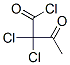2,2-ジクロロ-3-オキソブタン酸クロリド 化学構造式