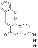 ETHYL (2-AZIDOETHOXY)ACETO-2-(2-CHLOROPHENYLMETHLENE)ACETATE Structure