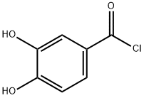 Benzoyl chloride, 3,4-dihydroxy- (9CI) Structure