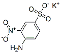 4-アミノ-3-ニトロベンゼンスルホン酸カリウム 化学構造式