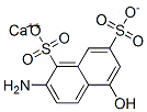 2-アミノ-5-ヒドロキシ-1,7-ナフタレンジスルホン酸カルシウム 化学構造式