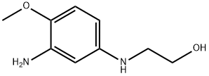 N-(2-ヒドロキシエチル)-4-メトキシ-1,3-フェニレンジアミン 化学構造式