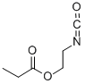 2-isocyanatoethyl propionate 结构式
