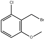 2-(溴甲基)-1-氯-3-甲氧基苯 结构式