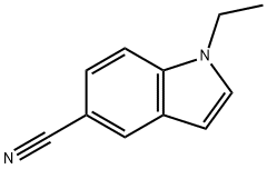 1-ethyl-1H-indole-5-carbonitrile Struktur