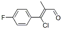 3-chloro-3-(4-fluorophenyl)methacrylaldehyde 结构式