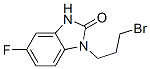 1-(3-ブロモプロピル)-5-フルオロ-1,3-ジヒドロ-2H-ベンゾイミダゾール-2-オン 化学構造式