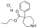 propyl 4-phenylpiperidine-4-carboxylate hydrochloride 结构式