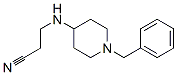 3-[[1-(phenylmethyl)-4-piperidyl]amino]propiononitrile Struktur