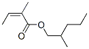 2-methylpentyl 2-methylisocrotonate Struktur