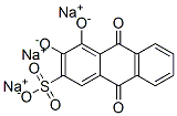trisodium 9,10-dihydro-3,4-dioxido-9,10-dioxoanthracene-2-sulphonate 结构式
