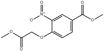 METHYL 4-(2-METHOXY-2-OXOETHOXY)-3-NITROBENZOATE Structure