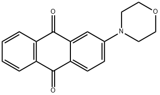 2-(4-MORPHOLINYL)ANTHRAQUINONE 结构式