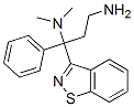 N,N-dimethylamino-3-phenyl-3-(1,2-benzisothiazol-3-yl)propylamine Structure