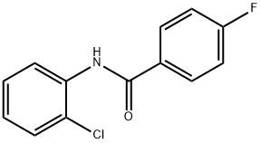 N-(2-Chlorophenyl)-4-fluorobenzaMide, 97% 化学構造式