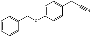 4-苄氧基苯基乙腈 结构式