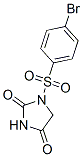 1-((4-bromophenyl)sulfonyl)hydantoin Structure