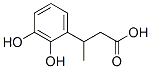 3-(2,3-dihydroxyphenyl)butyric acid Struktur