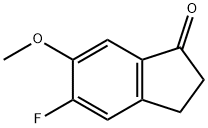 5-Fluoro-6-methoxyindan-1-one Structure