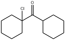 (1-chlorocyclohexyl) cyclohexyl ketone Struktur