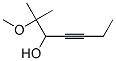 2-メトキシ-2-メチル-4-ヘプチン-3-オール 化学構造式