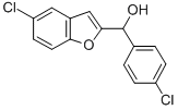 2-Benzofuranmethanol, 5-chloro-alpha-(4-chlorophenyl)- Structure