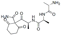 glutaryl-alanyl-alanyl-alanyl-ethylamide Struktur