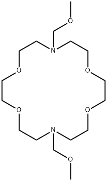 N,N'-BIS(METHOXYMETHYL)DIAZA-18-CROWN-6 Struktur