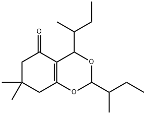 2,4-DI-SEC-BUTYL-7,8-DIHYDRO-7,7-DIMETHYL-4H-BENZO[D][1,3]DIOXIN-5(6H)-ONE Structure